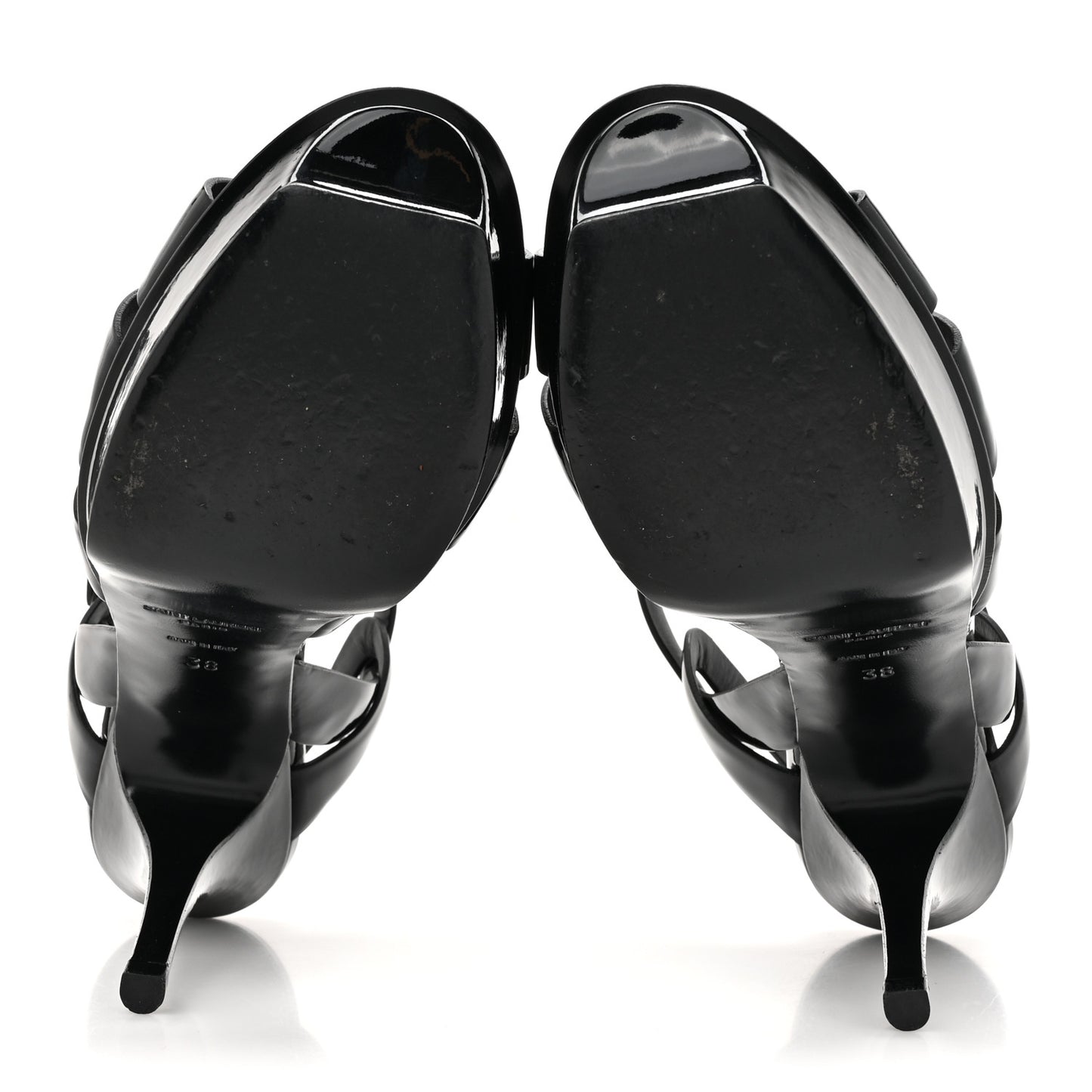 Patent Tribute 105 Platform Sandals 38 Black