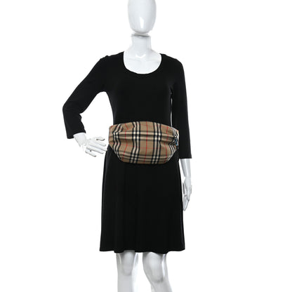 Burberry Nylon Vintage Check Medium Sonny Bum Bag Archive Beige Black 4 of 9