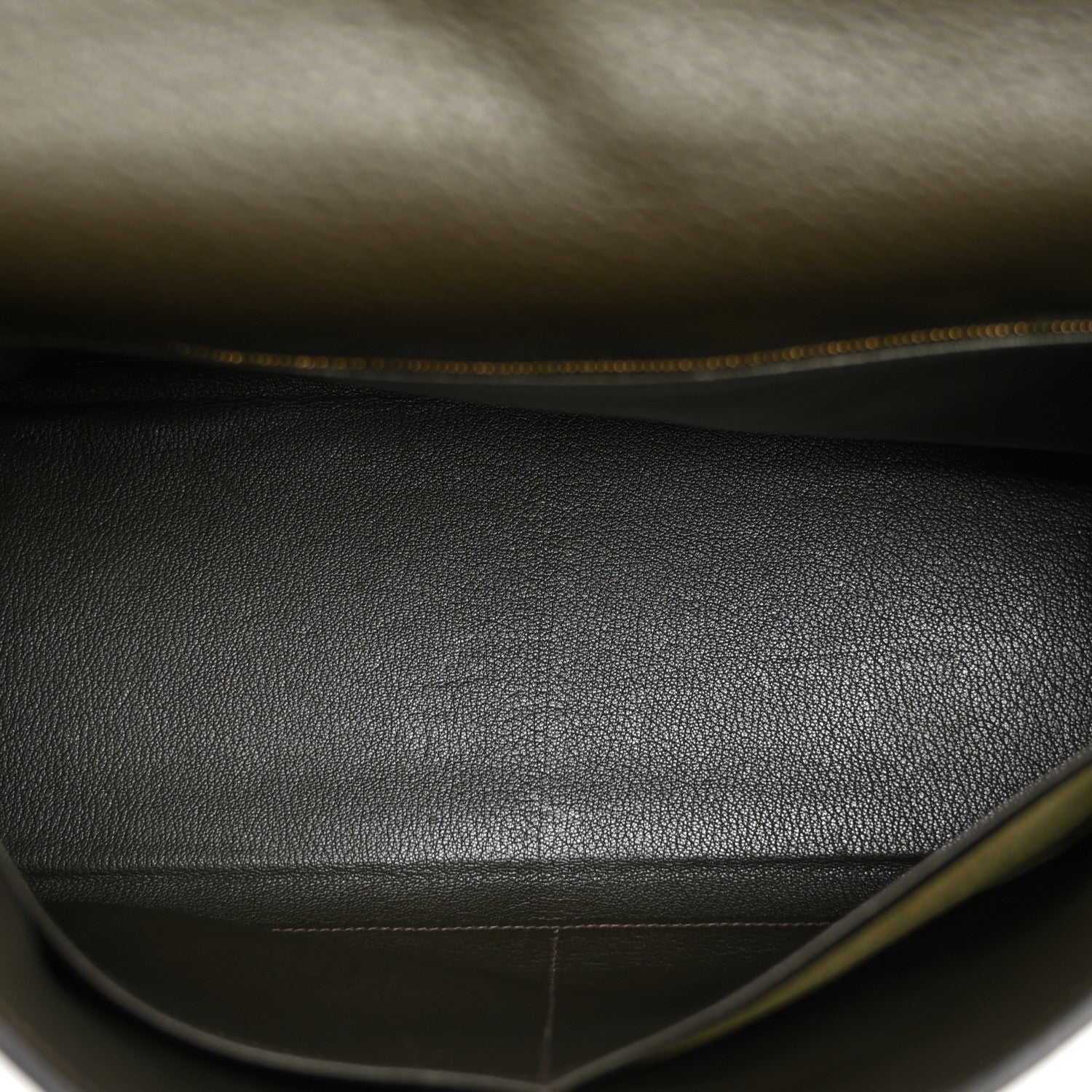Hermes Vache Liegee Kelly Retourne 35 Vert Bronze 5 of 20