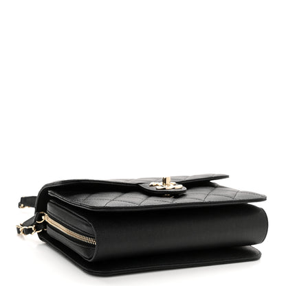 Chanel Caviar Quilted Large Like A Wallet Flap Black 4 of 11