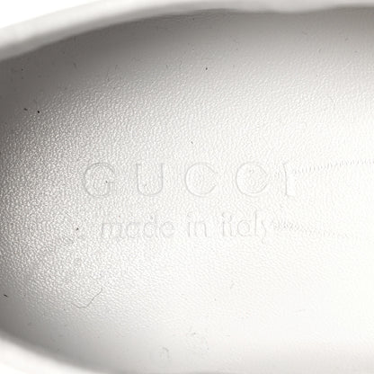 Gucci Calfskin Nylon Mens Low Top Sneaker 8.5 White 7 of 8