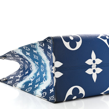 Louis Vuitton Monogram Escale Onthego GM Blue 10 of 13