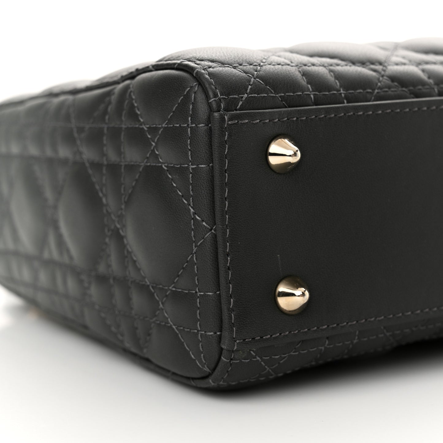 Lambskin Cannage Gradient Small My ABCDior Lady Dior Grey