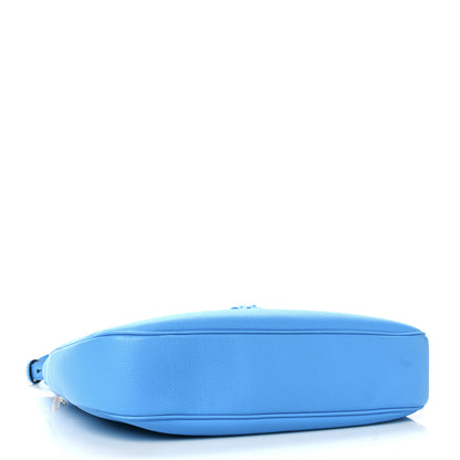 Versace Grained Calfskin La Medusa Medium Hobo Crossbody Blue 4 of 8