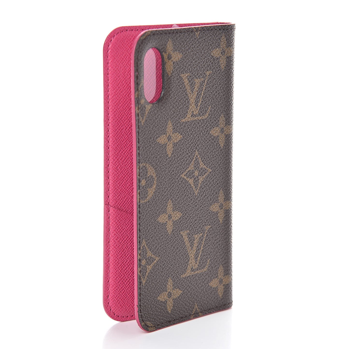 Monogram iPhone X Folio Case Rose Pop