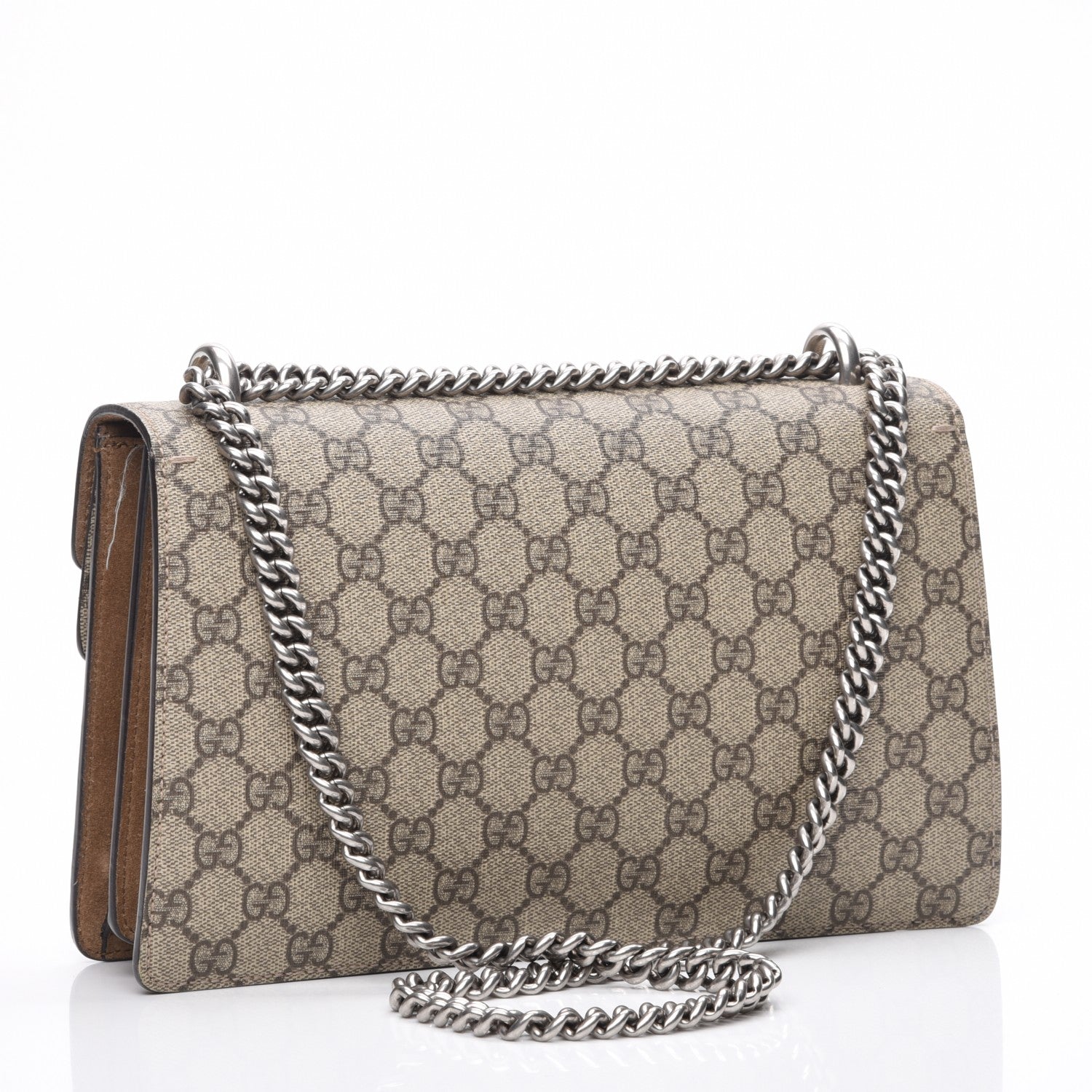 Gucci GG Supreme Monogram Small Dionysus Shoulder Bag Taupe 3 of 9