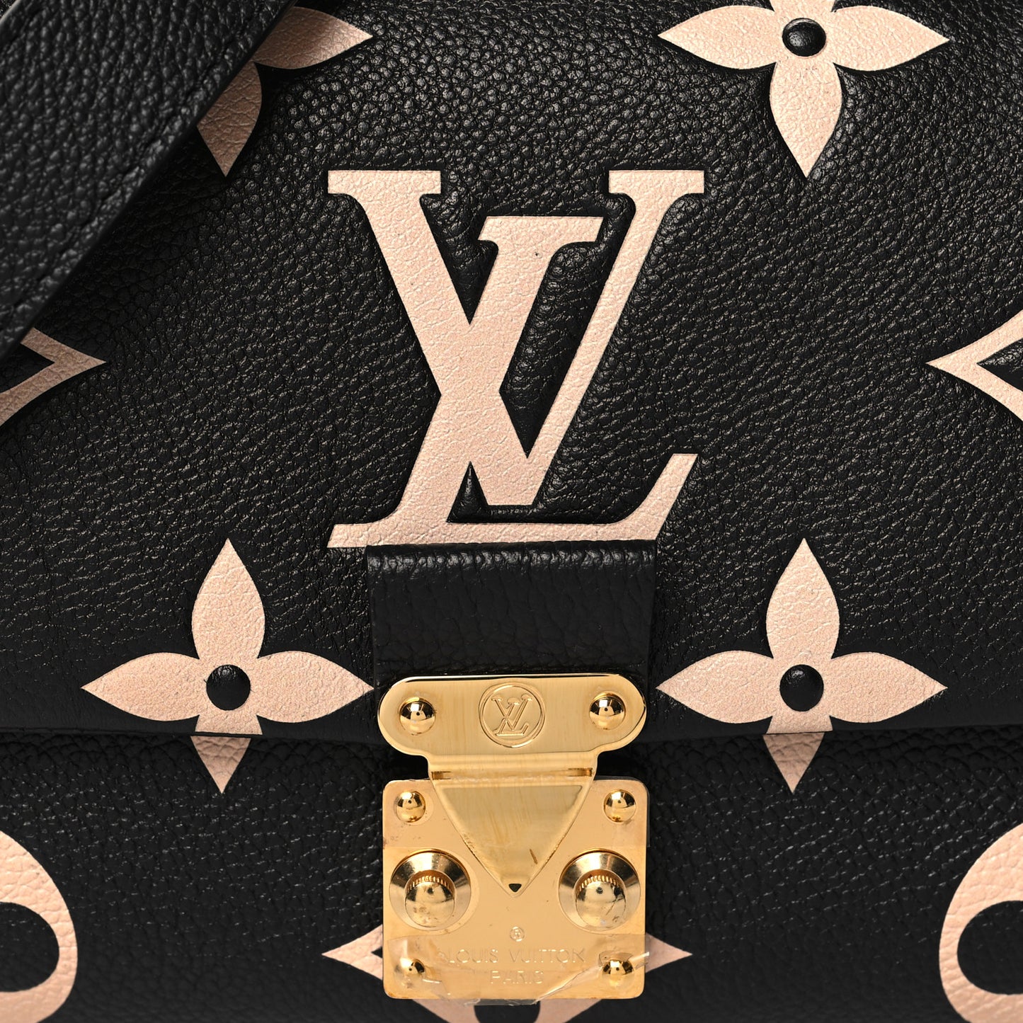 Empreinte Monogram Giant Madeleine BB Black Beige