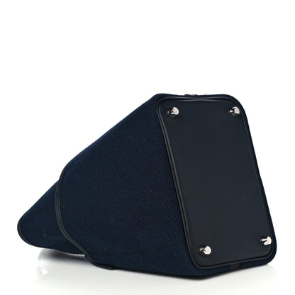 Hermes Toile Goeland Swift Cargo Picotin Lock 18 Bleu Marine 4 of 10