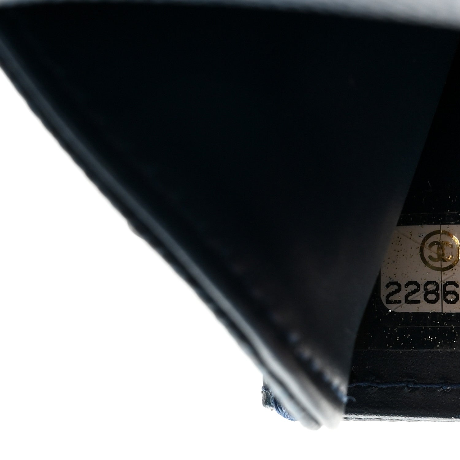 Chanel Caviar Quilted Extra Mini Wallet On Chain WOC Blue 7 of 10