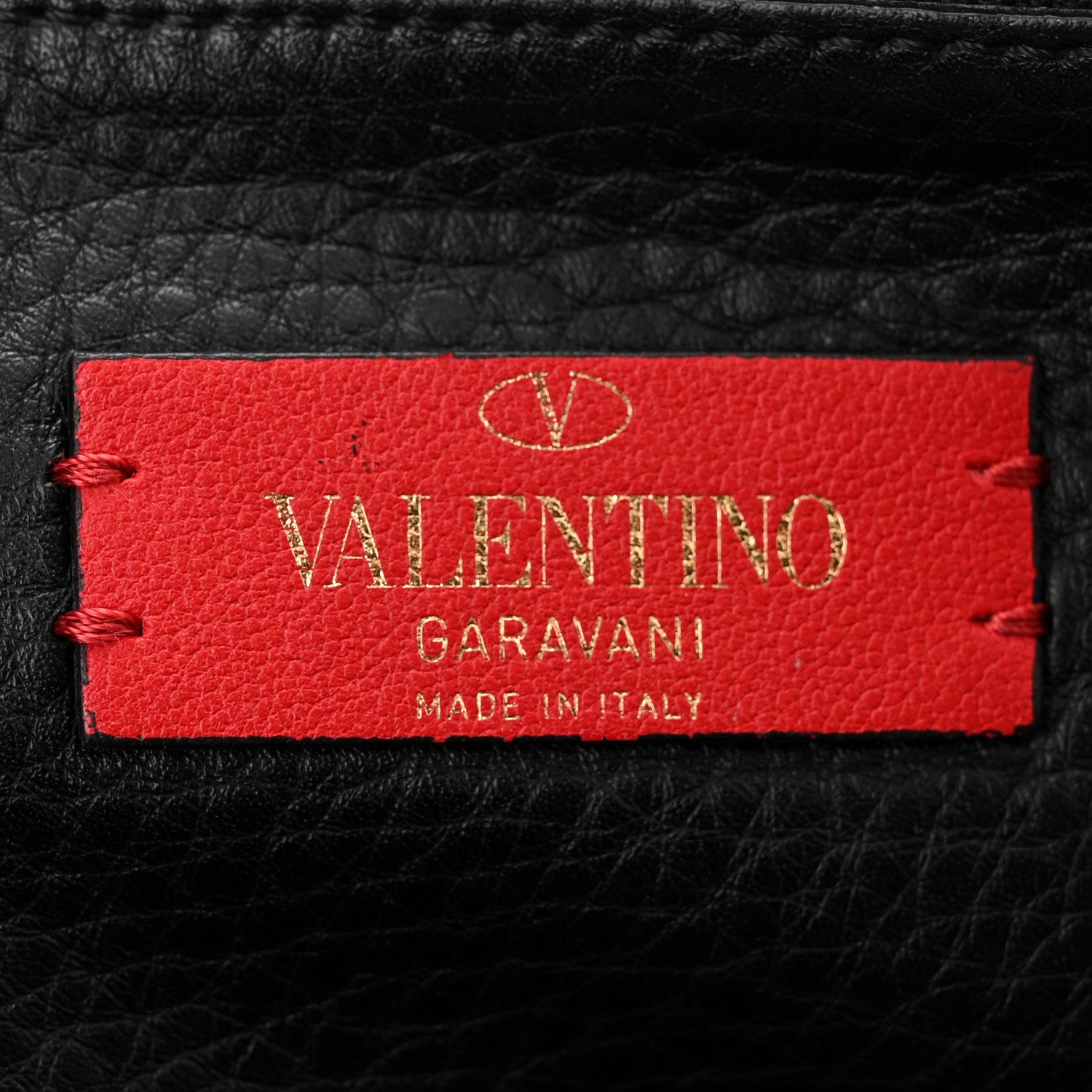 Valentino Garavani Pebbled Calfskin Rockstud Side Slip Crossbody Black 6 of 9