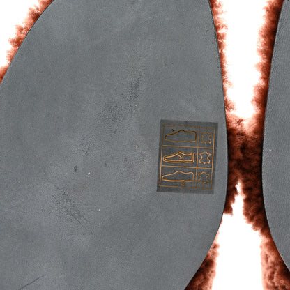Hermes Woolskin Oran Sandals 39 Cognac 8 of 12