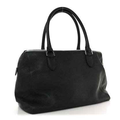 Mulberry Glossy Goatskin Medium Del Rey Satchel Black 3 of 15