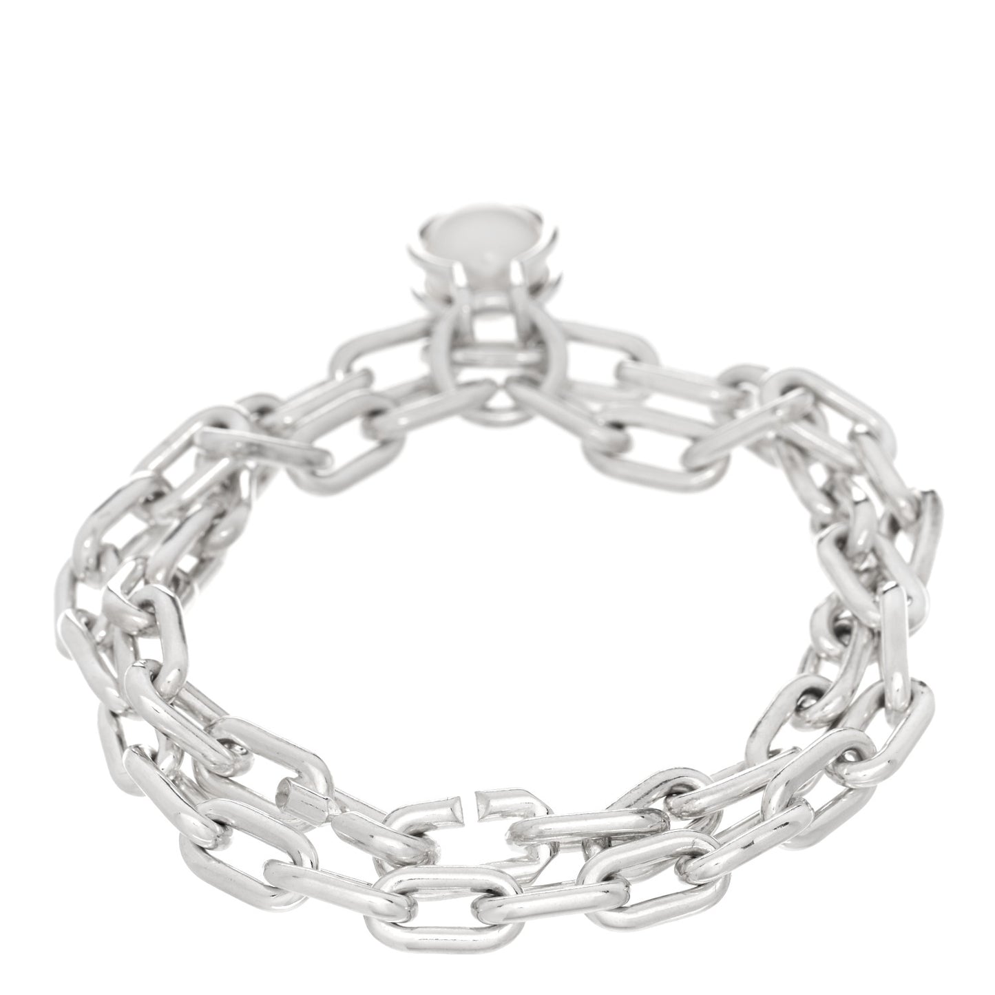 Sterling Silver Pearl HardWear Link Bracelet