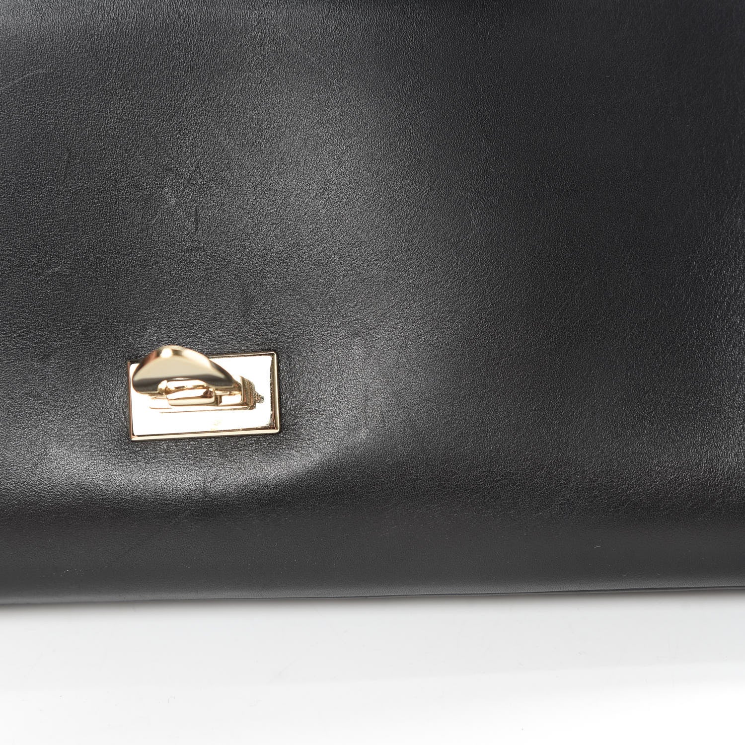 Valentino Garavani Vitello Demilune Chain Clutch Black 12 of 17