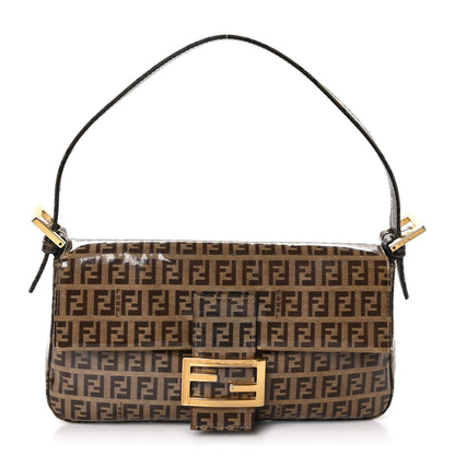 Fendi Vinyl Zucchino Baguette Tobacco 1 of 10