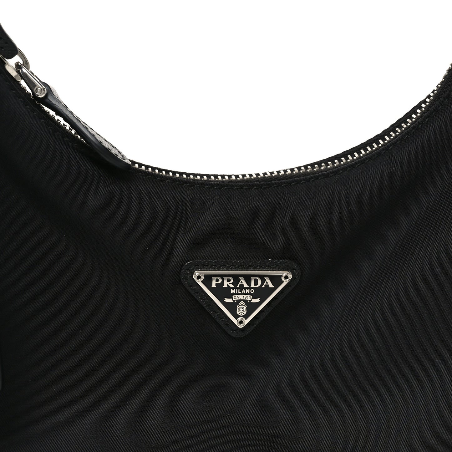 Tessuto Nylon Saffiano Mini Re-Edition 2005 Bag Black