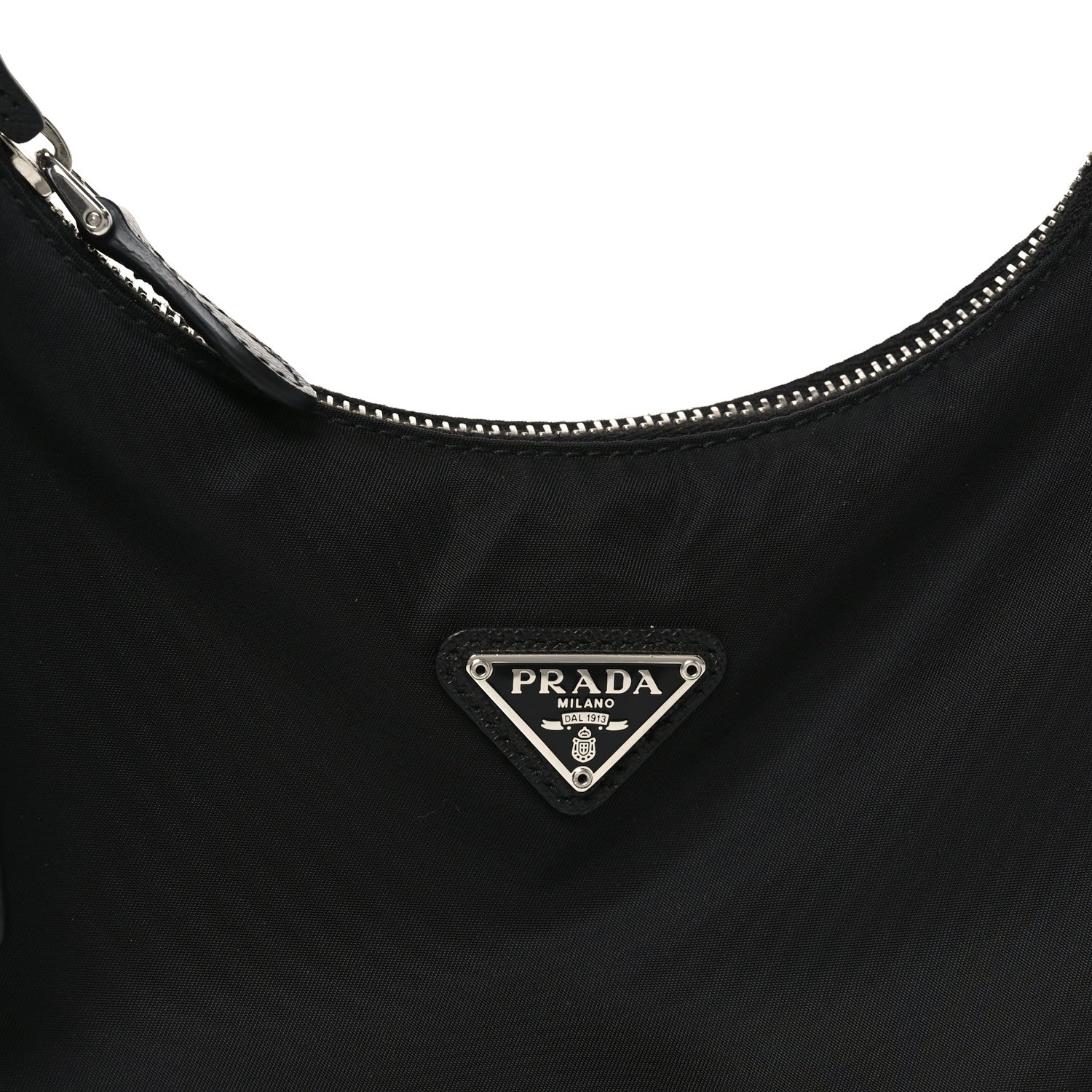 Prada Tessuto Nylon Saffiano Mini Re-Edition 2005 Bag Black 7 of 10
