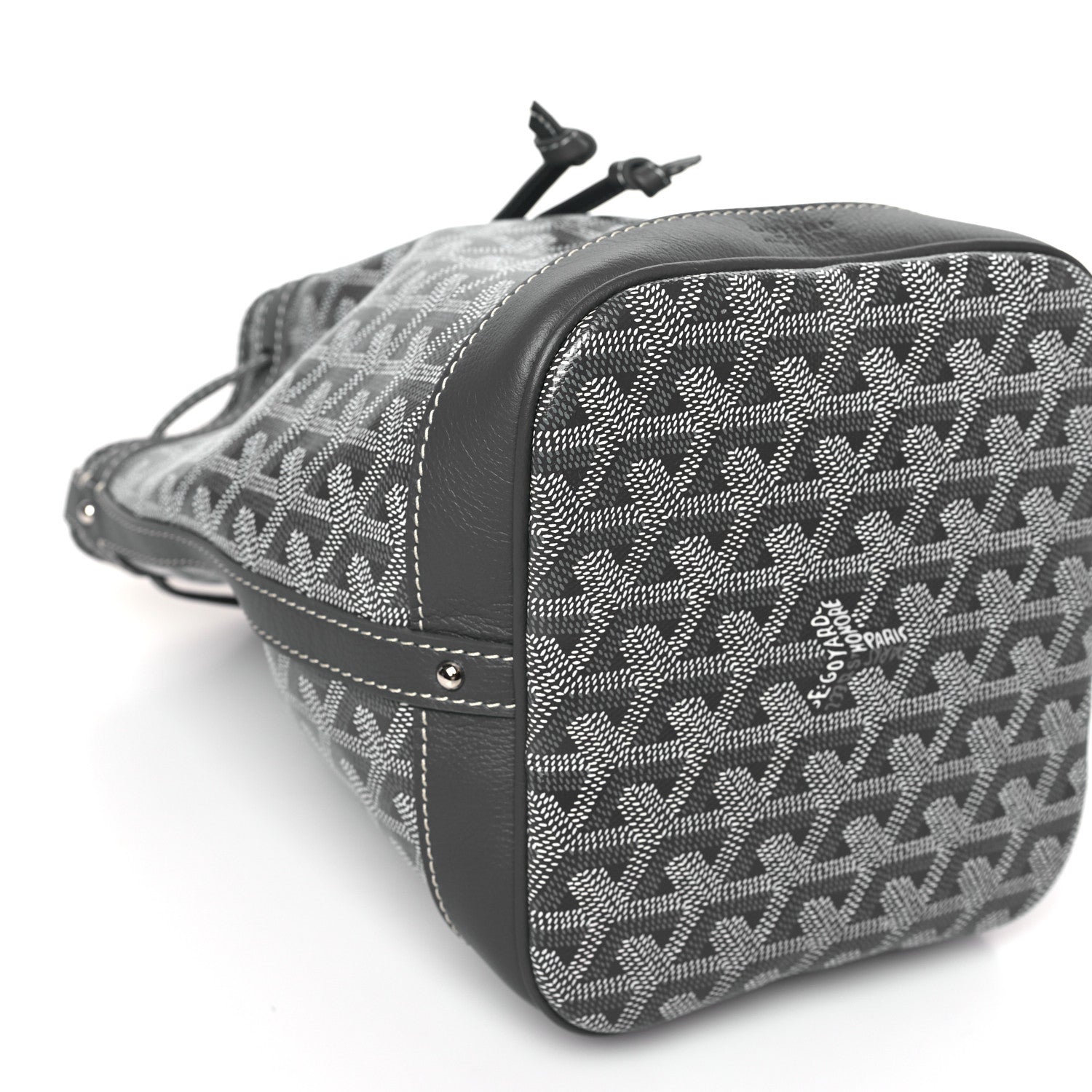 Goyard Goyardine Petit Flot Bucket Bag PM Grey 7 of 8