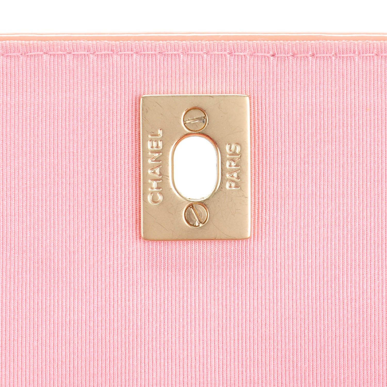 Chanel Patent Quilted East West Flap Rose 6 of 8