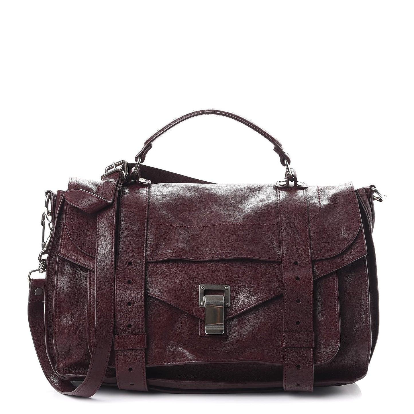 Lambskin Medium PS1 Satchel Oxblood
