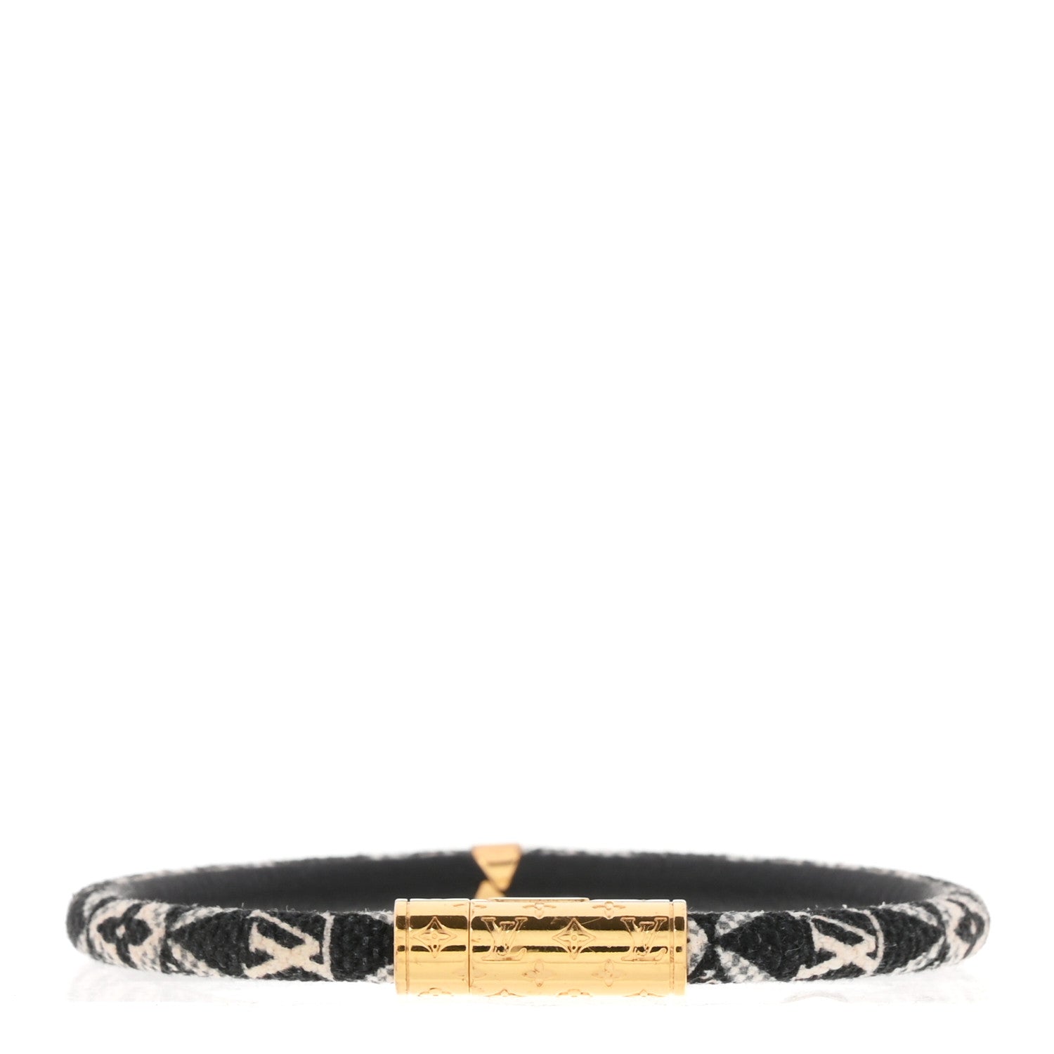 Louis Vuitton Since 1854 Monogram Daily Confidential Bracelet 19 Black 3 of 5