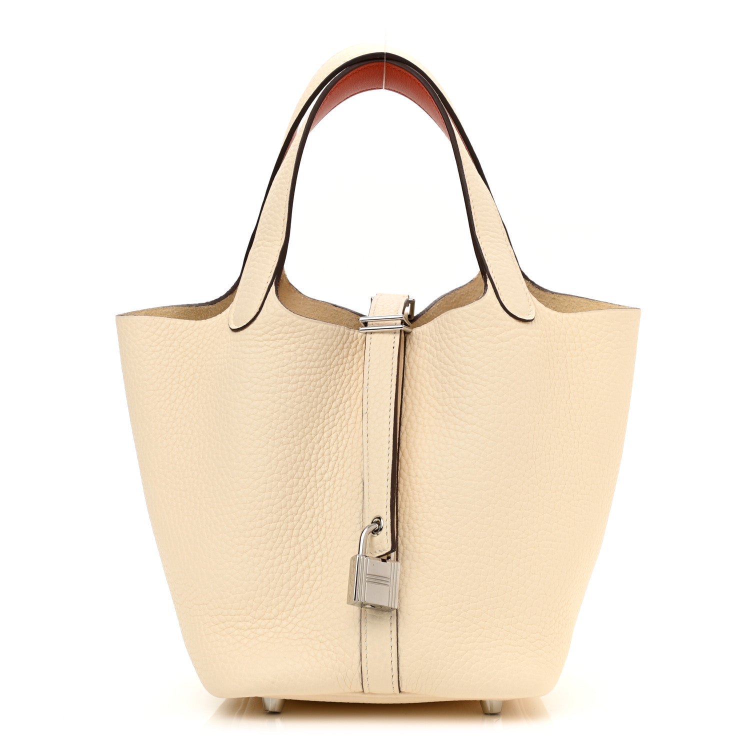 Hermes Taurillon Clemence Swift Eclat Picotin Lock 18 PM Nata Terre Battue 1 of 10