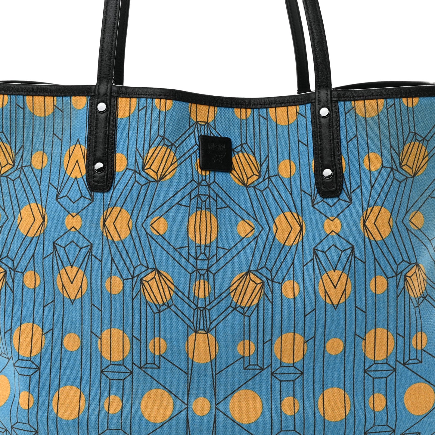 Visetos Large Reversible Shopper Tote Black