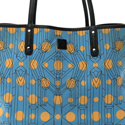 MCM Visetos Large Reversible Shopper Tote Black 12 of 19