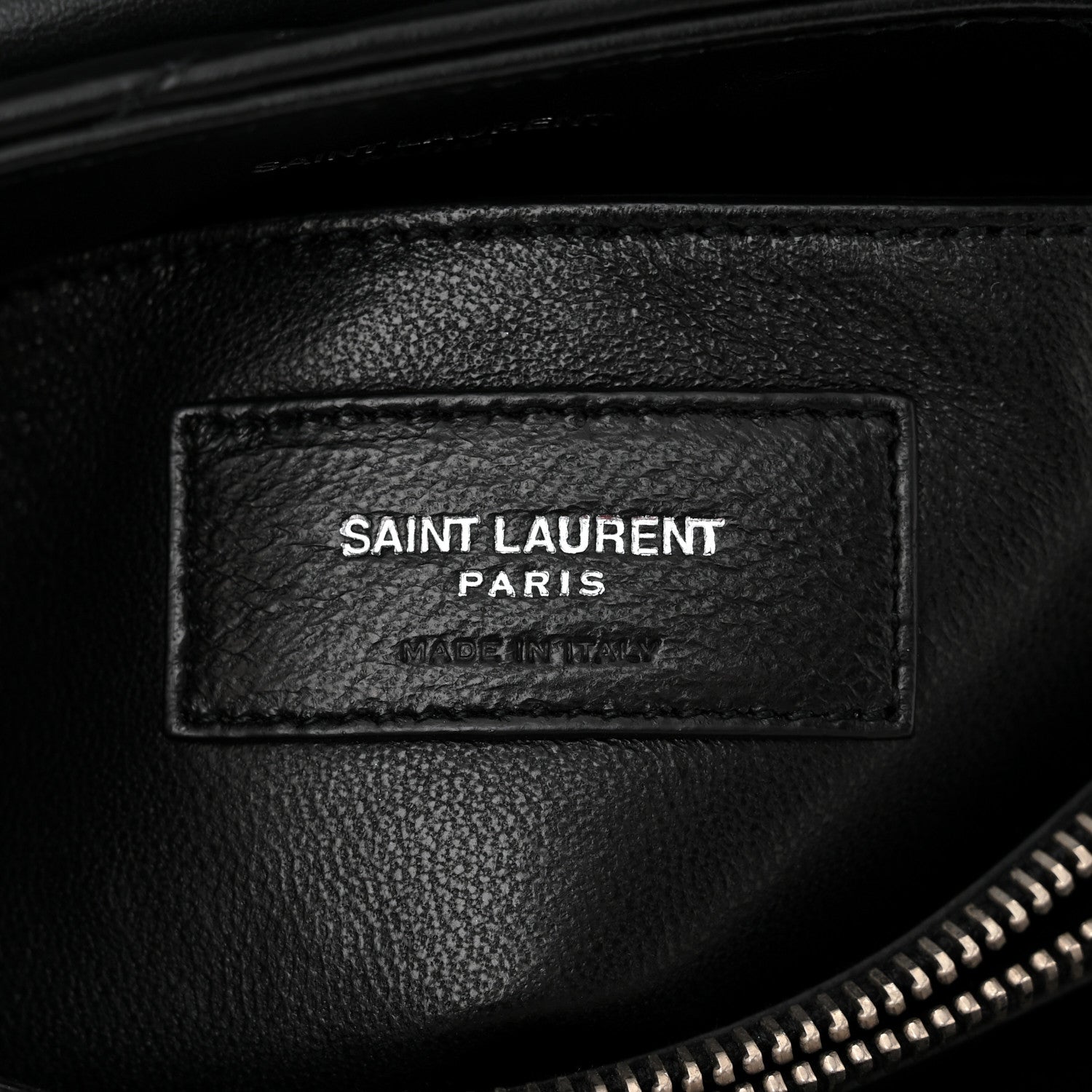 Saint Laurent SAINT LAURENT Calfskin Y Quilted Monogram Small Loulou Chain Satchel Black 5 of 9