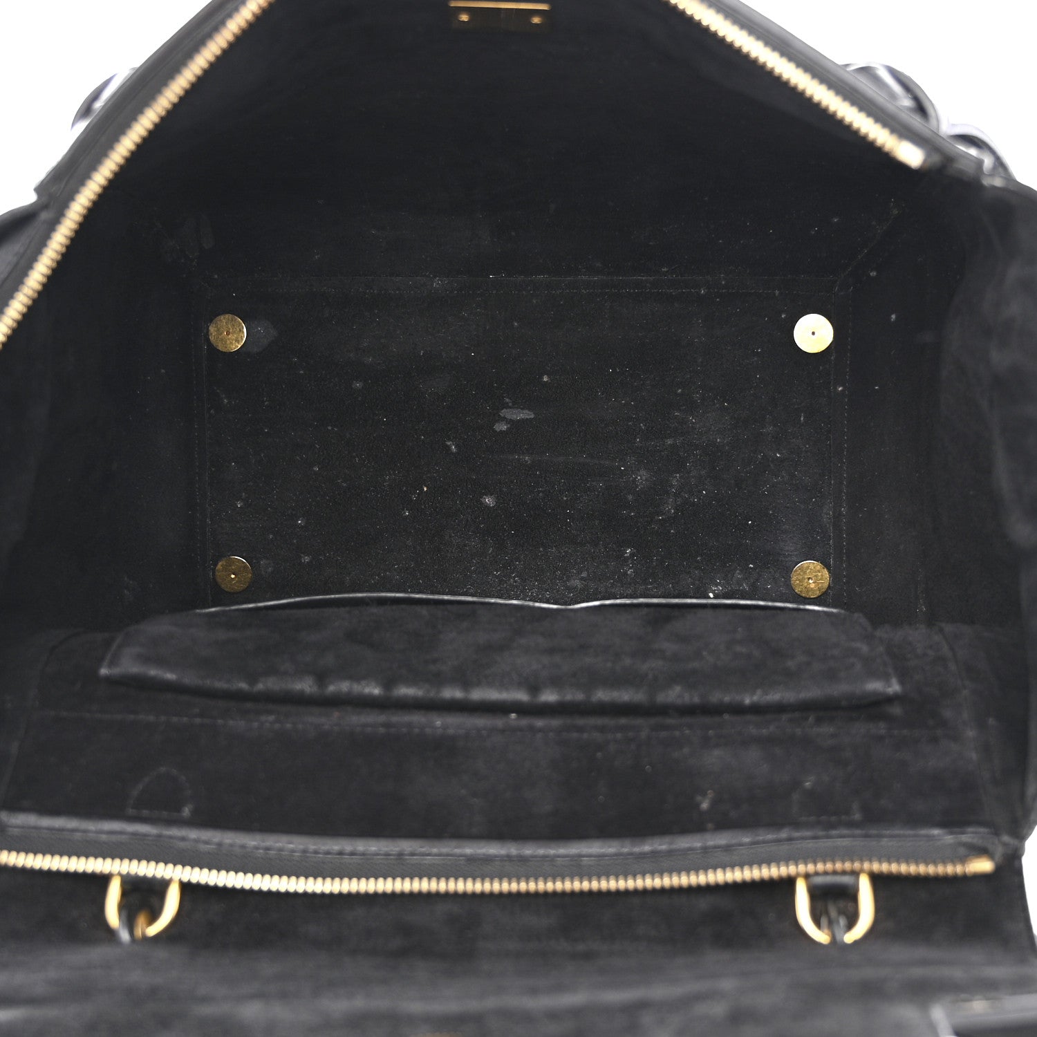 Celine Calfskin Crocodile Embossed Small Belt Bag Black 5 of 22