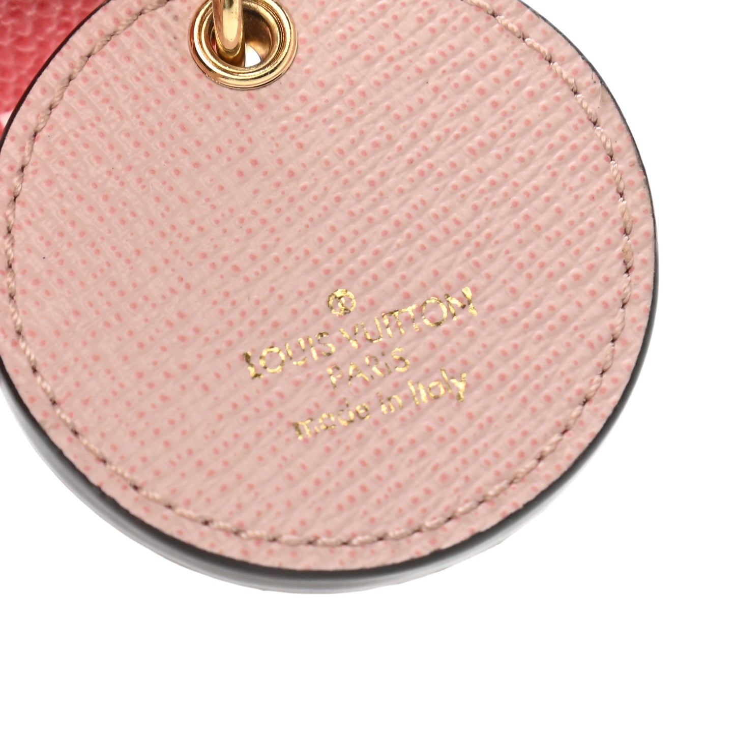 Monogram Giant Bag Charm Key Holder Rouge