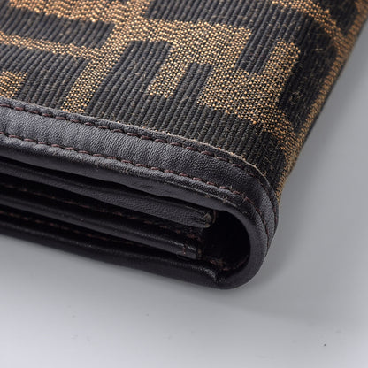 Fendi Zucca Continental Wallet Tobacco 7 of 13