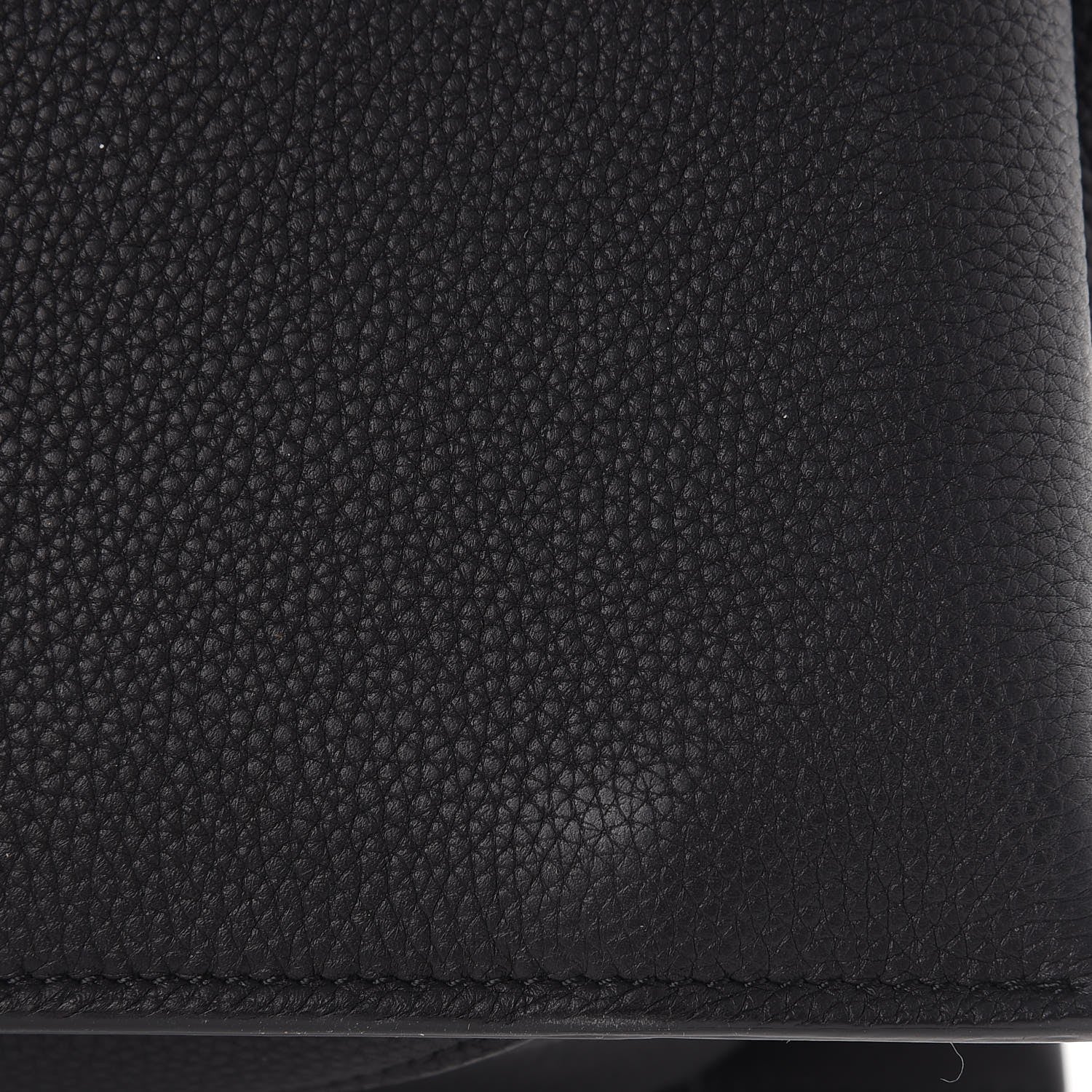 Celine Baby Grained Calfskin Medium Tri-Fold Bag Black 9 of 9