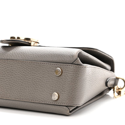 Gucci Dollar Calfskin Interlocking G Top Handle Shoulder Bag Loess 9 of 13