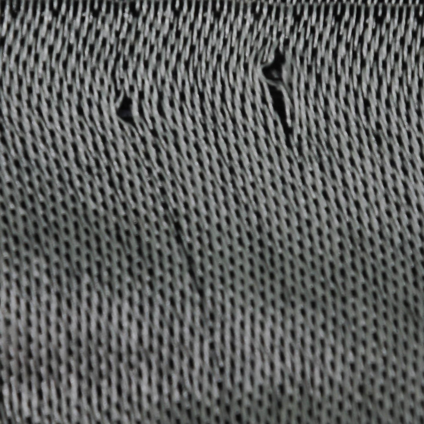 Wool Silk Monogram Denim Shawl Black
