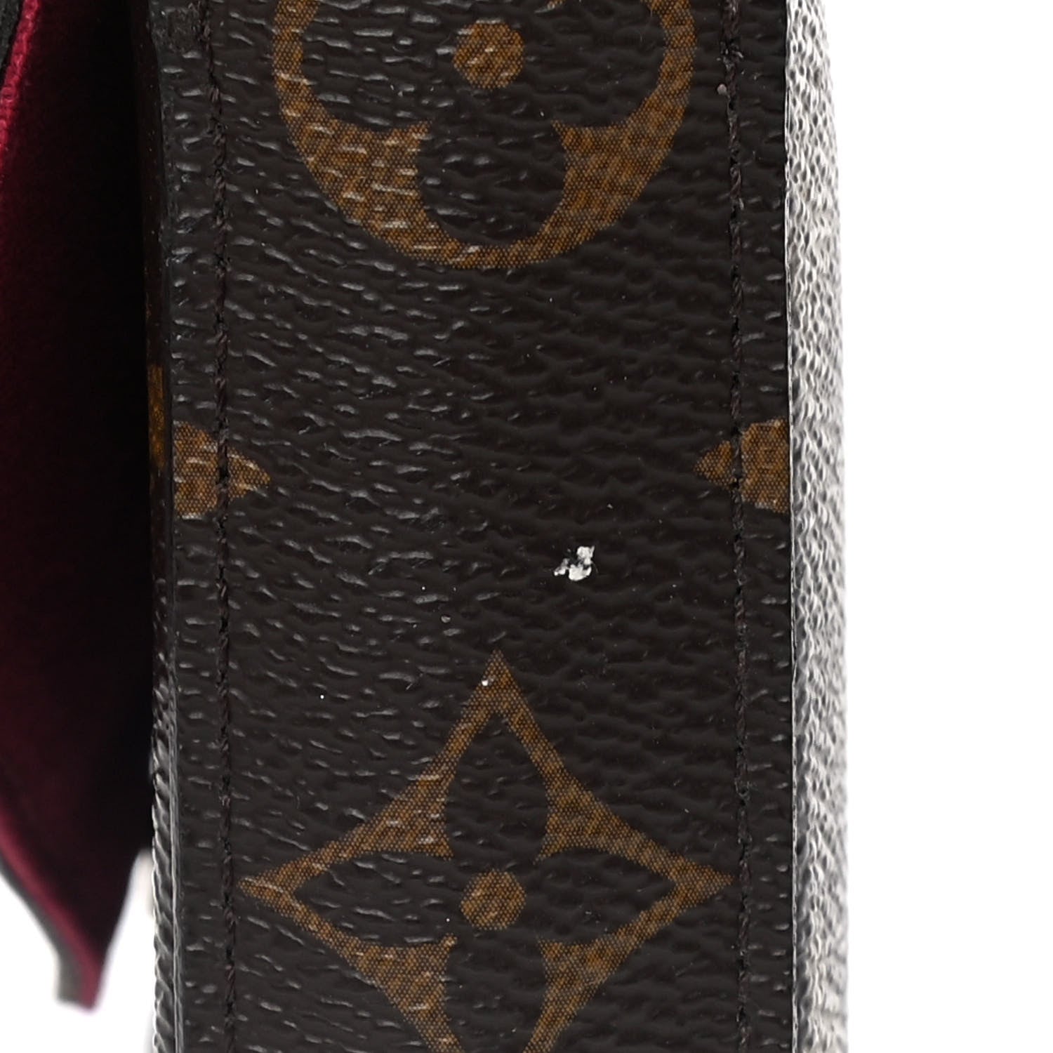 Louis Vuitton Monogram Pochette Felicie Chain Wallet Fuchsia 12 of 18