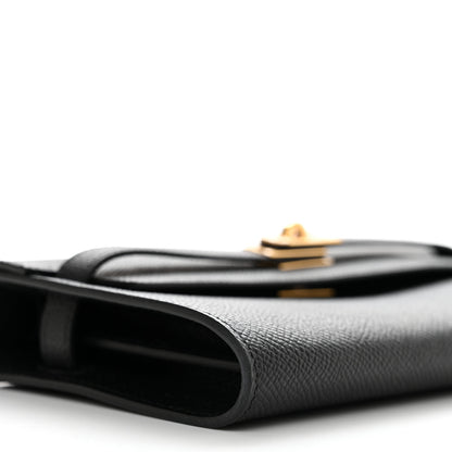 Hermes Epsom Kelly Wallet To Go Black 8 of 10