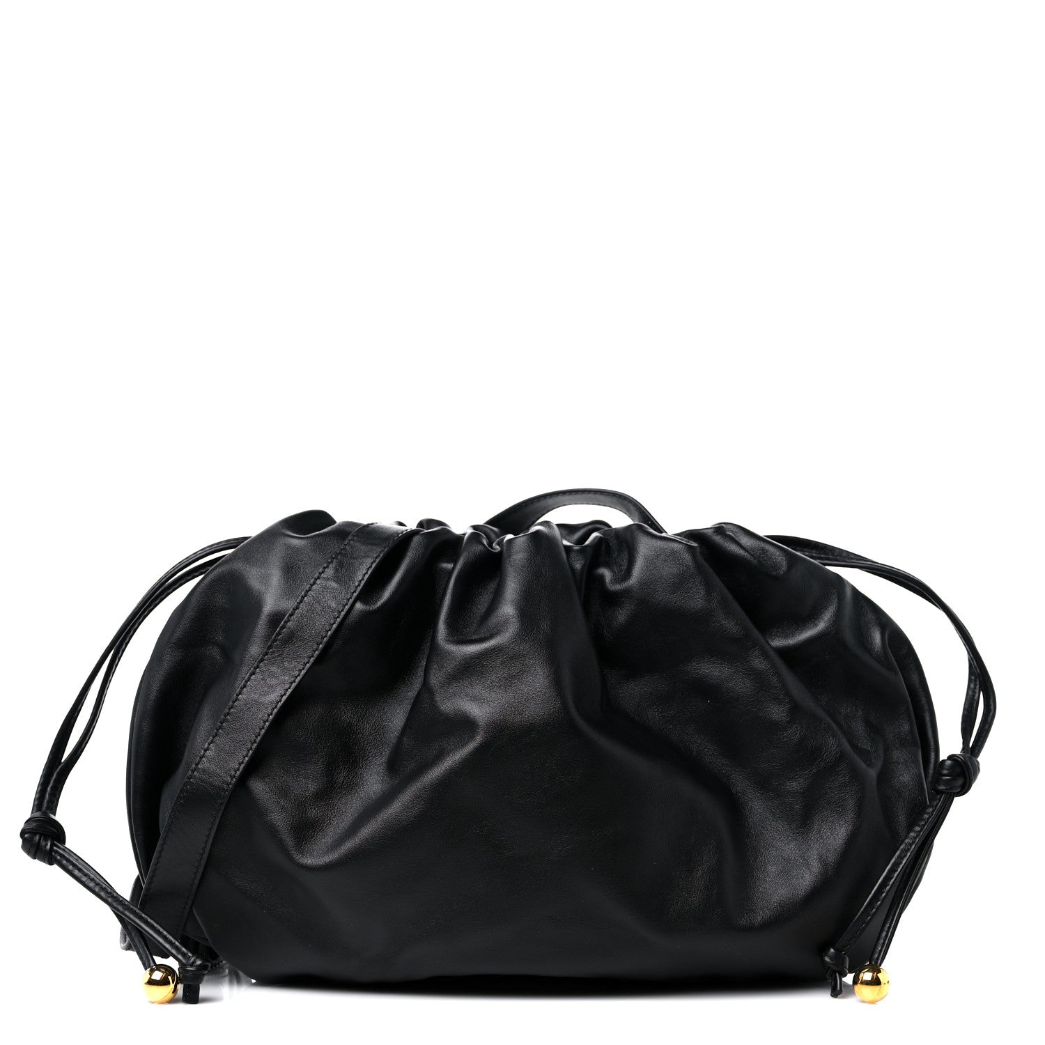 Bottega Veneta Nappa The Bulb Black 1 of 8