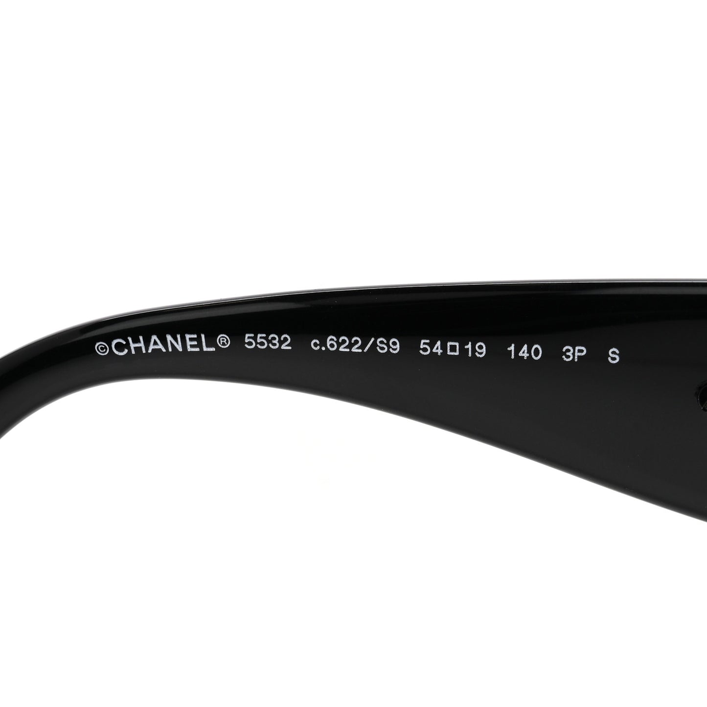 Acetate Metal Polarized Square Sunglasses 5532 Black