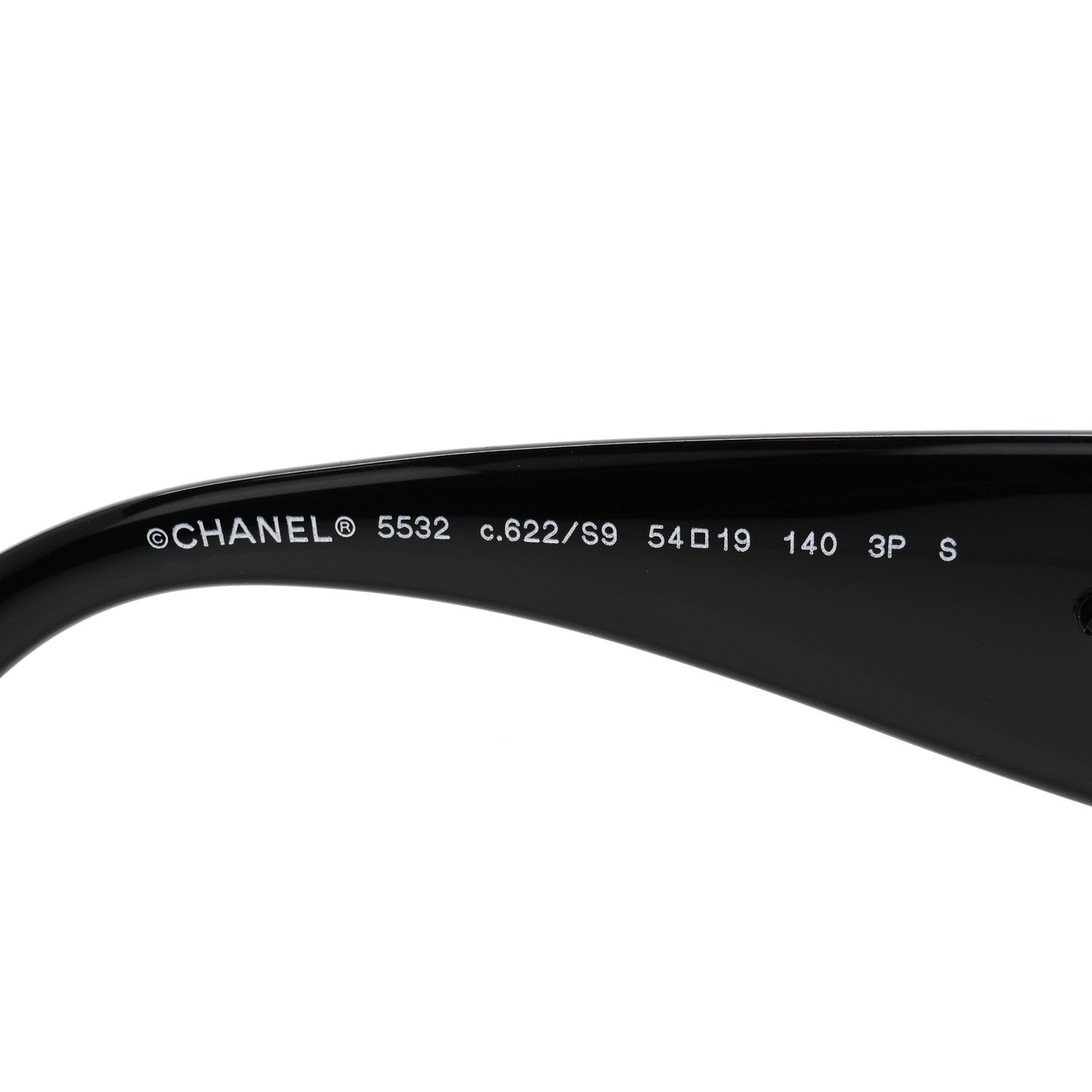 Chanel Acetate Metal Polarized Square Sunglasses 5532 Black 5 of 8