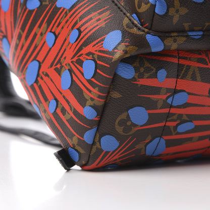 Louis Vuitton Monogram Jungle Dots Palm Springs Backpack PM Coquelicot Denim 8 of 9