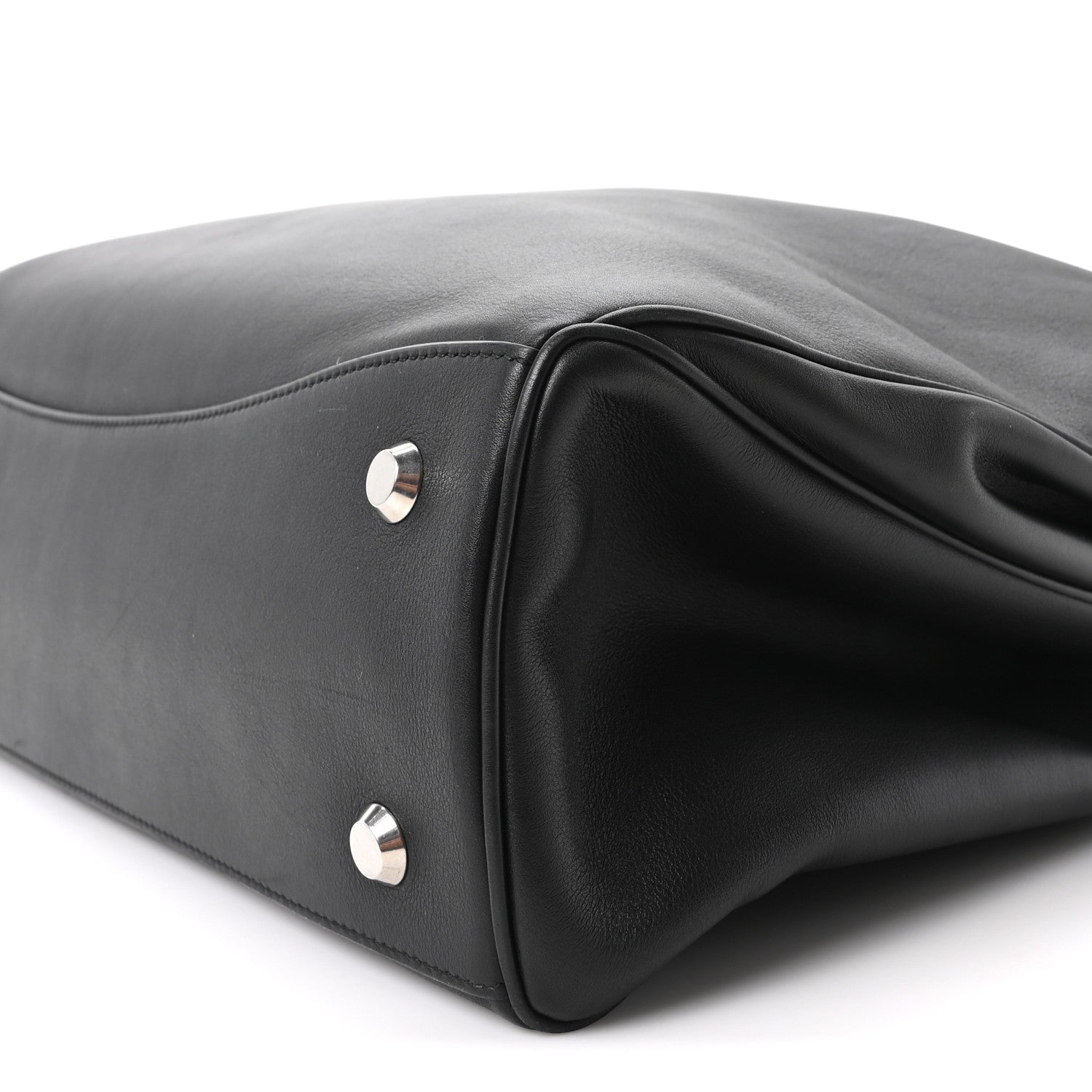 Balenciaga Smooth Calfskin Large Rodeo Top Handle Handbag Black 9 of 9