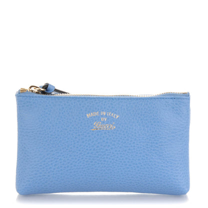 Gucci Dollar Calfskin Small Swing Pouch Mineral Blue 1 of 7
