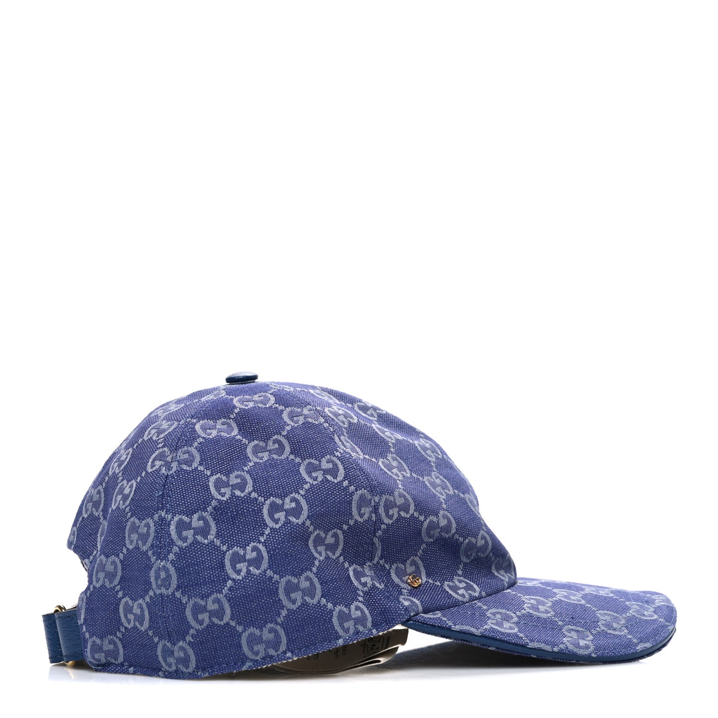 Monogram New GG Baseball Hat L Blue Grey