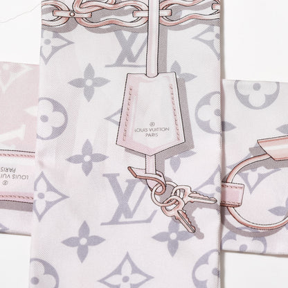 Louis Vuitton Silk Monogram Confidential Bandeau Light Pink 3 of 3