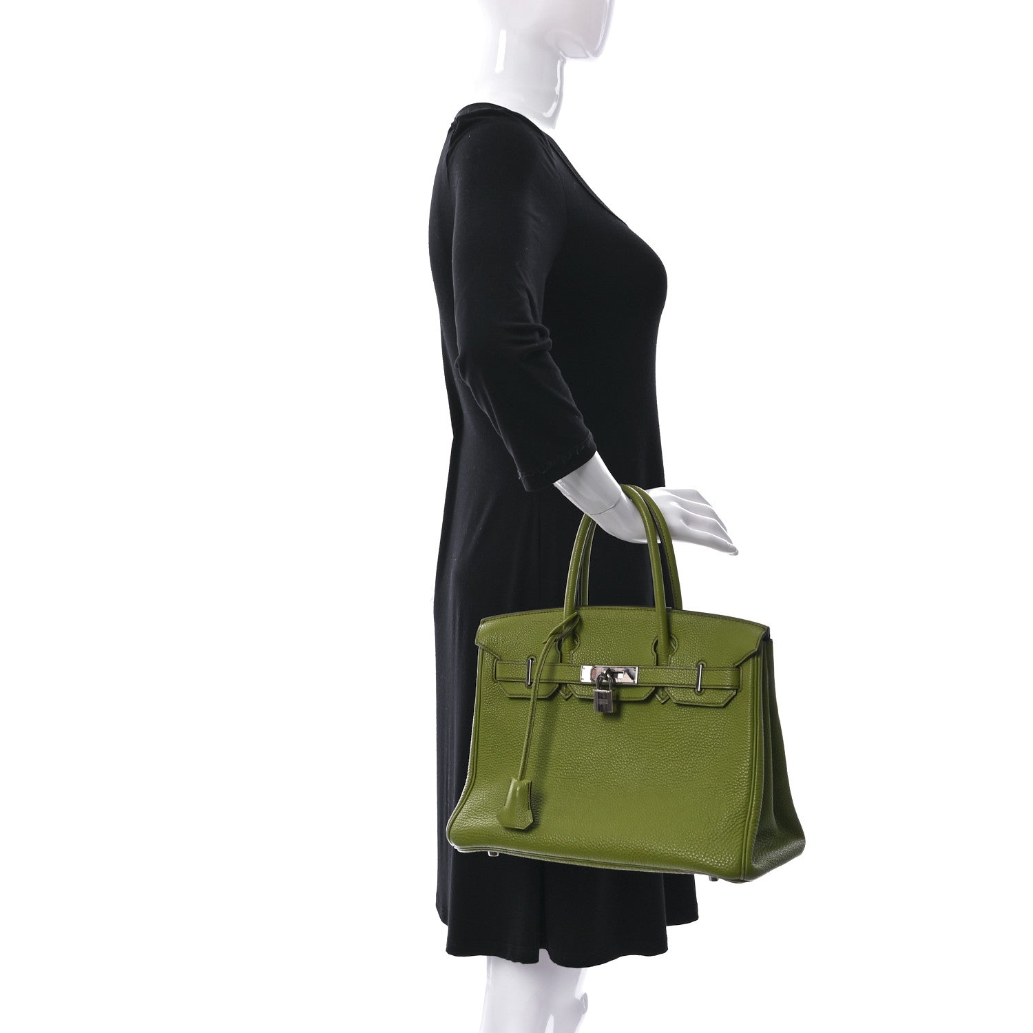 Hermes Togo Birkin 30 Vert Anis 2 of 18