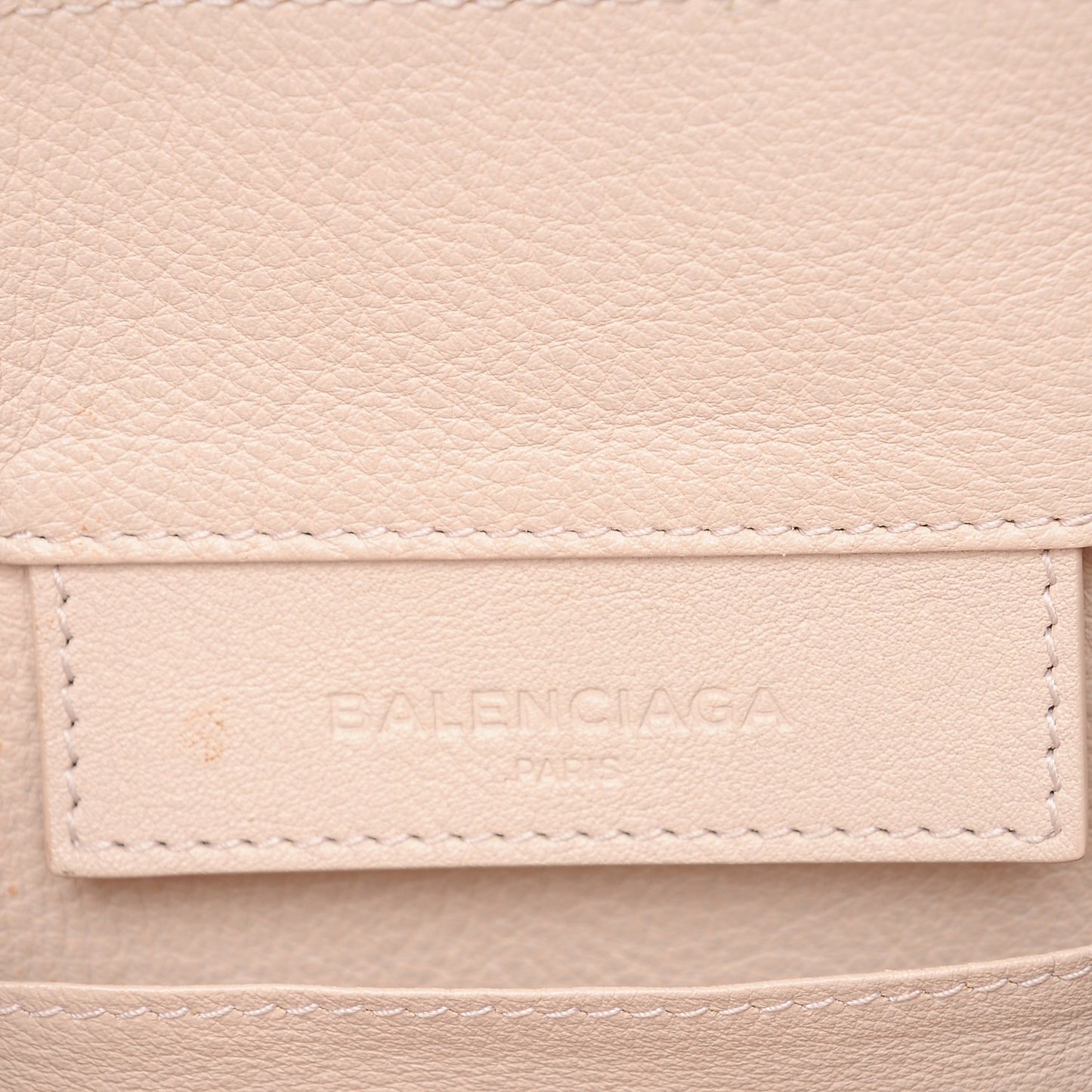 Grained Calfskin Gold Metallic Edge Hardware Papier Mini A4 Tote