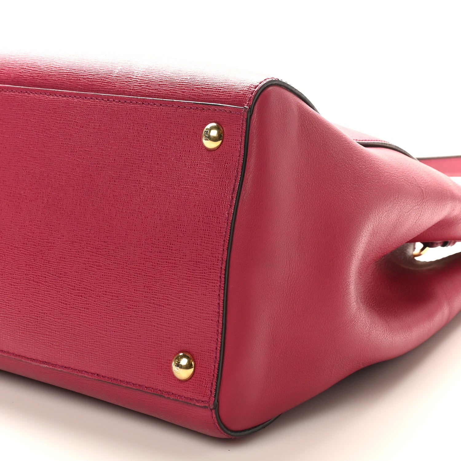 Fendi Vitello Elite Regular 2Jours Tote Amarena 10 of 10