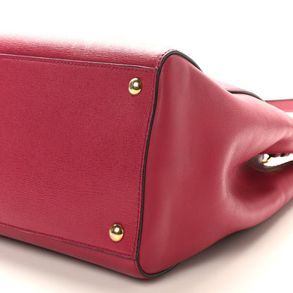 Fendi Vitello Elite Regular 2Jours Tote Amarena 10 of 10
