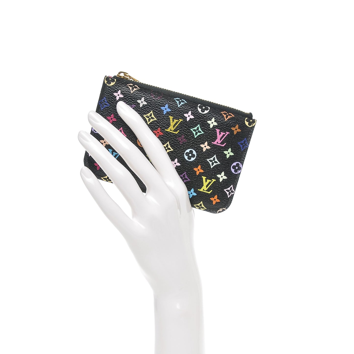 Monogram Multicolor Key Pouch Black Grenade